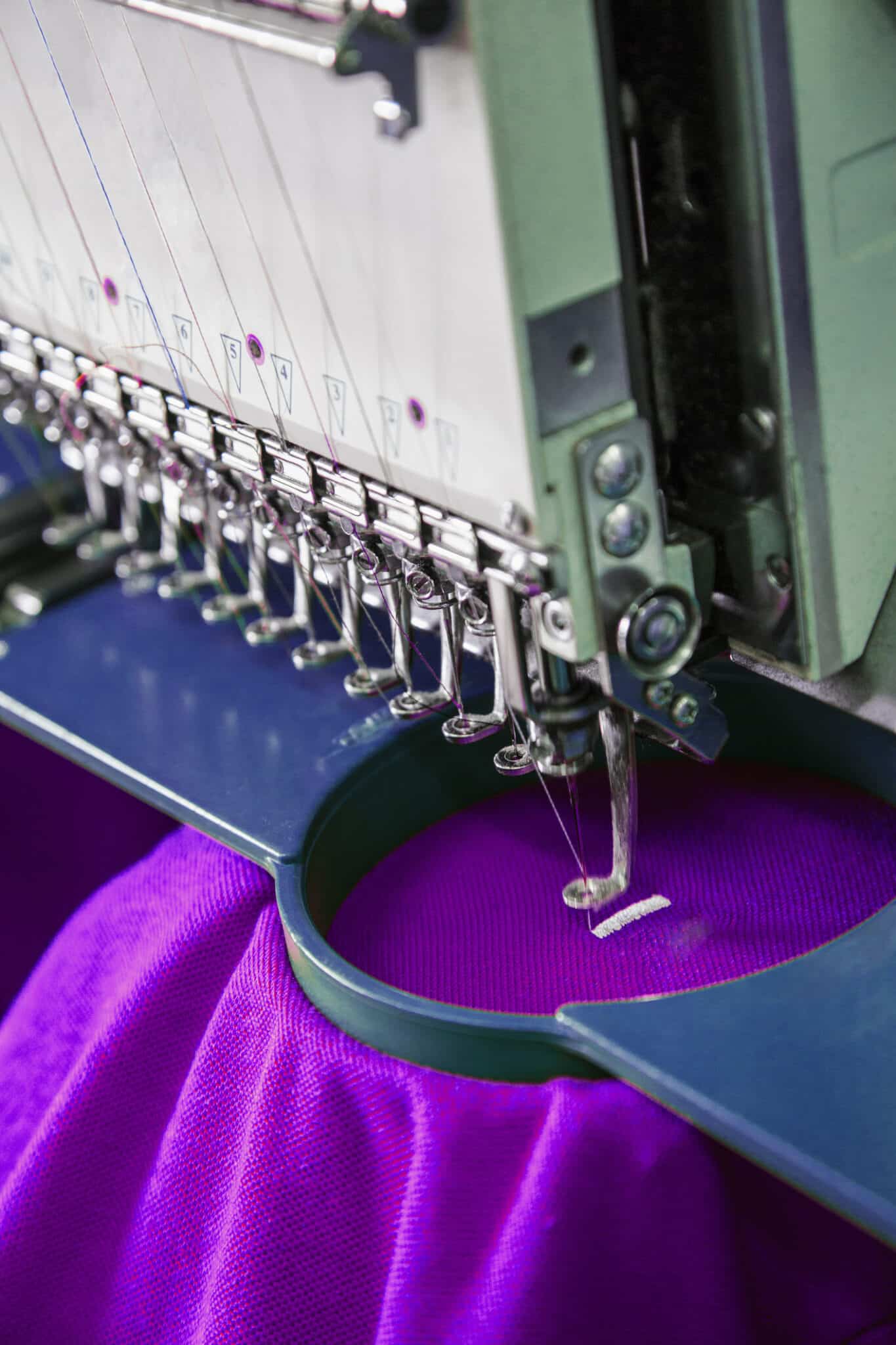 Machines for the textile industry